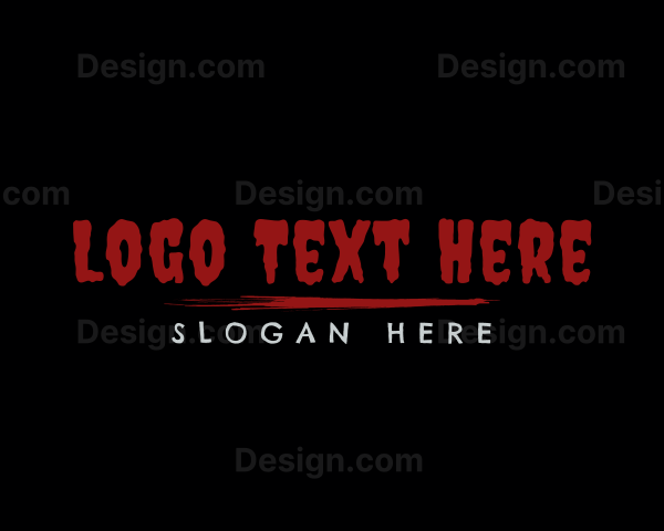 Creepy Horror Business Logo