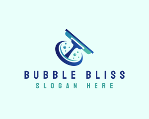 Housekeeping Squeegee Bubble logo