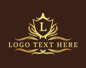 Luxury Premium Crest Shield logo design
