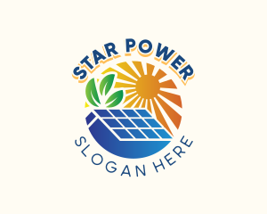 Solar Panel Roofing  logo design