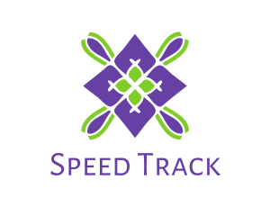 Violet Spa Badge Logo