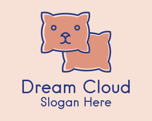 Cute Cat Pillow  logo