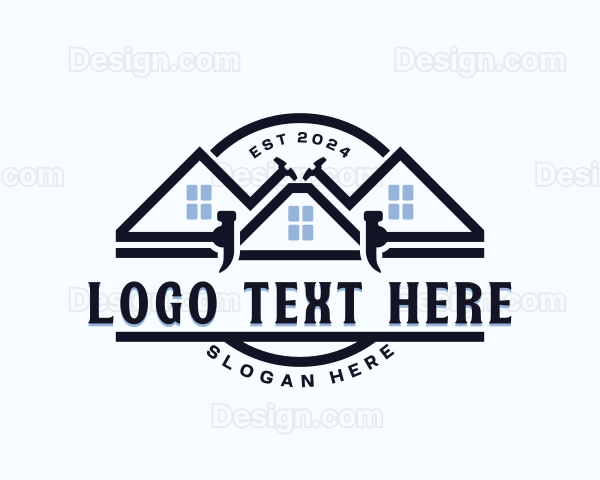 Carpentry Hammer Repair Logo