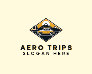 Car Road Trip Adventure logo design