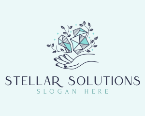 Luxury Gem Astral logo design