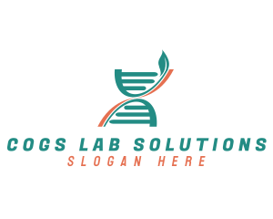 DNA Leaf Lab logo design