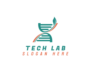 DNA Leaf Lab logo design