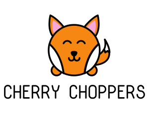 Cute Corgi Dog logo design