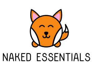 Cute Corgi Dog logo design