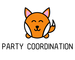 Cute Corgi Dog logo design