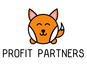 Cute Corgi Dog logo design