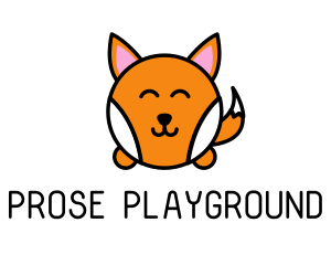 Cute Corgi Dog logo design