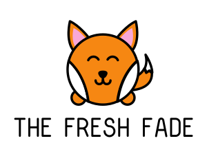 Cute Corgi Dog logo design