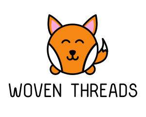 Cute Corgi Dog logo design