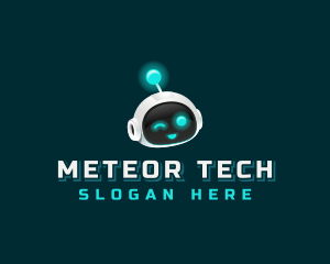 Cyborg Tech Robot Data logo design