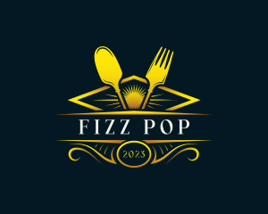 Luxury Dish Restaurant logo design