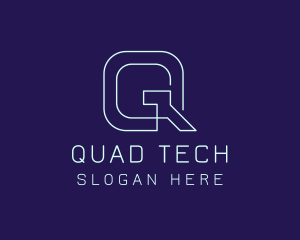 Modern Tech Letter Q logo design