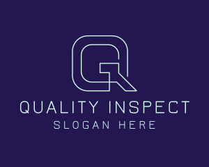 Modern Tech Letter Q logo design