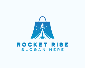 Space Rocket Shopping Bag logo