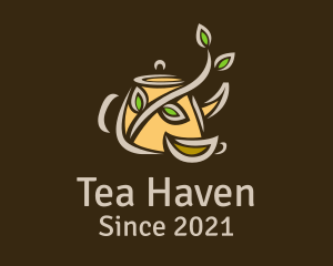 Organic Green Tea  logo design