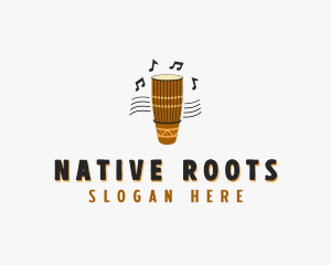 Native Musical Instrument logo design