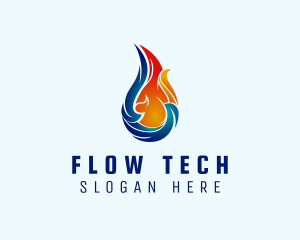 Heating Cooling Fluid logo