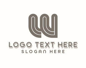 Generic Business Letter W Logo