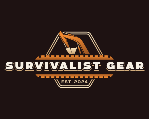 Industrial Excavator Contractor logo design