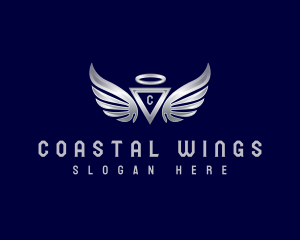 Wing Triangle Security logo design