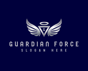 Wing Triangle Security logo design