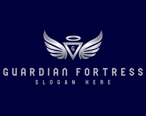 Wing Triangle Security logo design