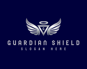 Wing Triangle Security logo design