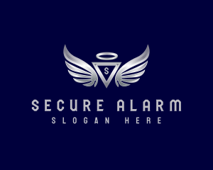 Wing Triangle Security logo design