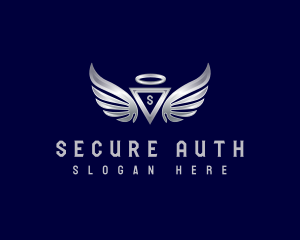 Wing Triangle Security logo design