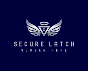 Wing Triangle Security logo design