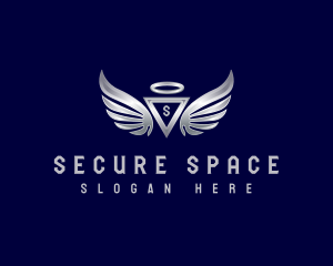 Wing Triangle Security logo design