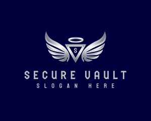 Wing Triangle Security logo design