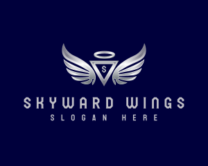 Wing Triangle Security logo design