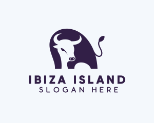 Wildlife Bull Animal logo