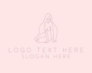 Naked Female Model Logo