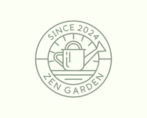 Garden Watering Can logo design