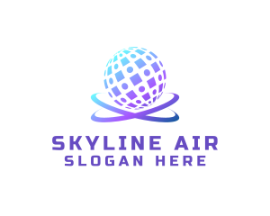 Modern Global Sphere  logo