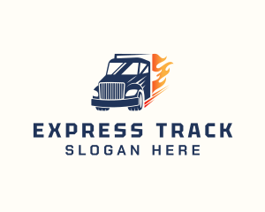 Express Fire Truck logo design