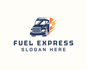 Express Fire Truck logo design