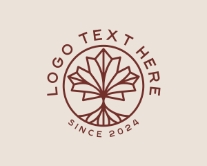 Maple Leaf Tree logo