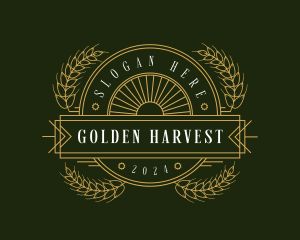 Wheat Farming Bakery logo design