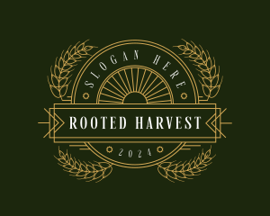 Wheat Farming Bakery logo design