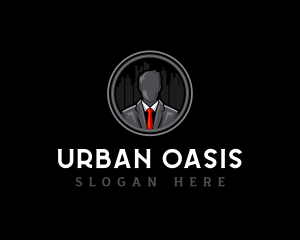 Urban Formal Man logo design