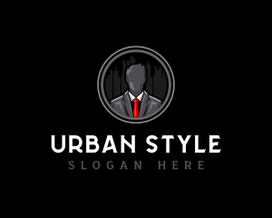 Urban Formal Man logo design