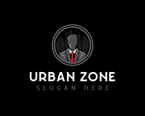 Urban Formal Man logo design